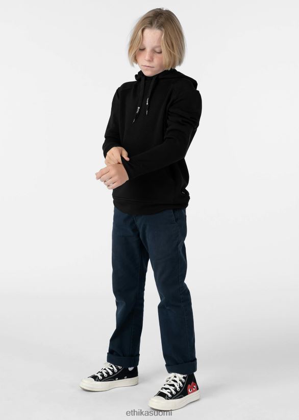 vaatetus Ethika villapaita huppari musta pojat Z448DV2019