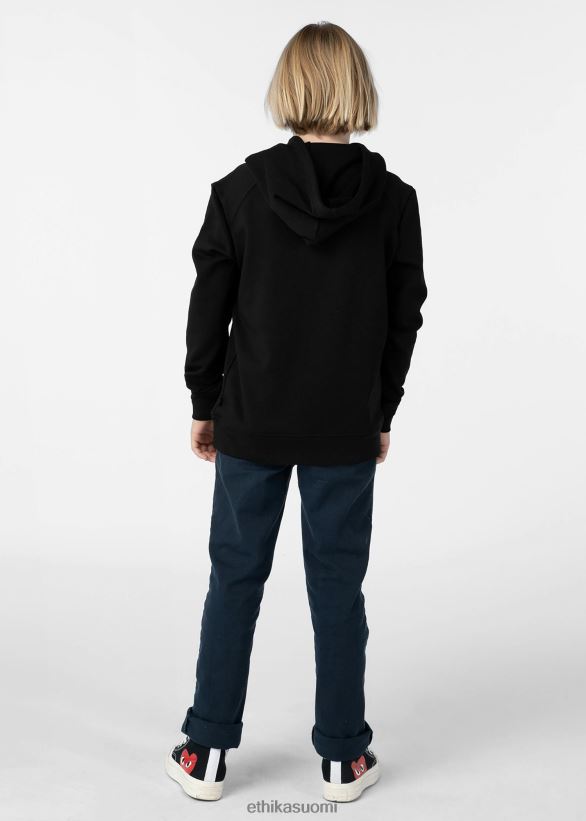 vaatetus Ethika villapaita huppari musta pojat Z448DV2019