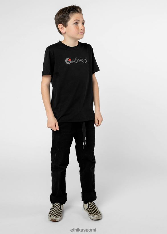 vaatetus Ethika graafinen t-paita logo t-paita musta pojat Z448DV2010