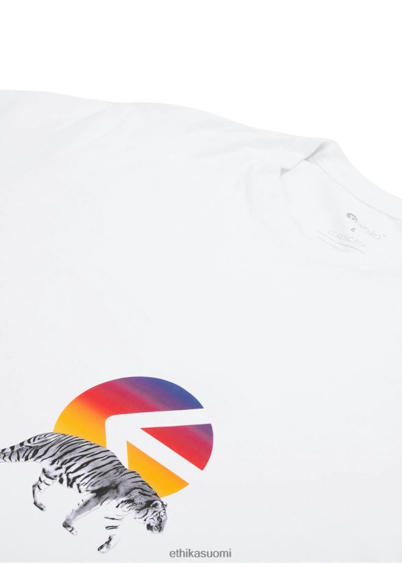 vaatetus Ethika pitkähihainen - graafinen t-paita i of the tiger t-paita valkoinen pojat Z448DV2016