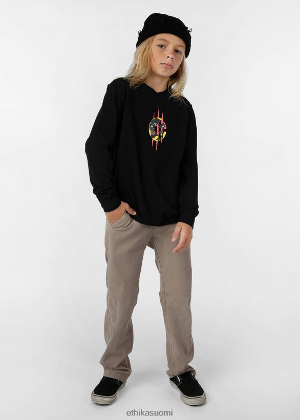 vaatetus Ethika pitkähihainen - graafinen t-paita quick strike musta pojat Z448DV2014