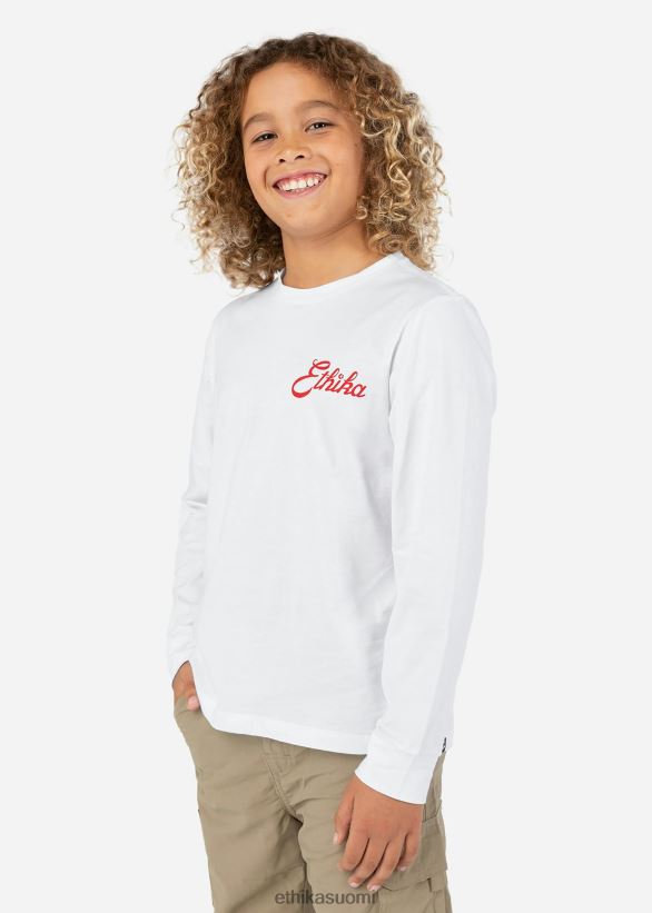 vaatetus Ethika pitkähihainen - graafinen tee americana tee valkoinen pojat Z448DV2012
