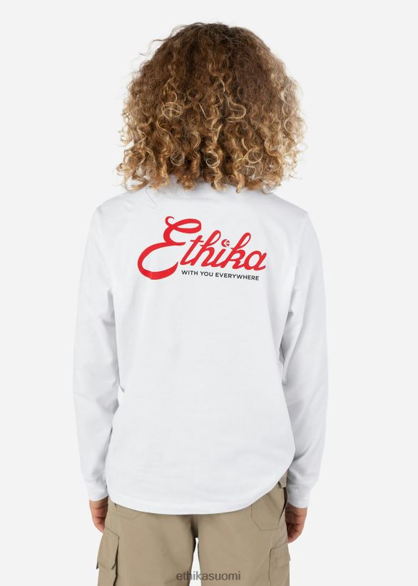 vaatetus Ethika pitkähihainen - graafinen tee americana tee valkoinen pojat Z448DV2012