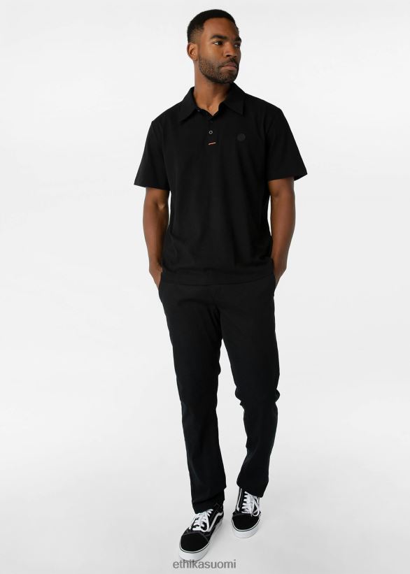 vaatetus Ethika poolopaita the skool boy - musta pojat Z448DV529