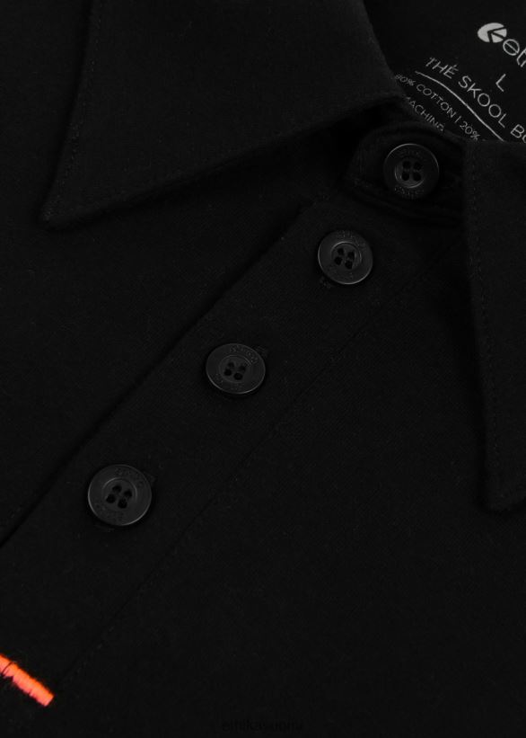 vaatetus Ethika poolopaita the skool boy - musta pojat Z448DV529