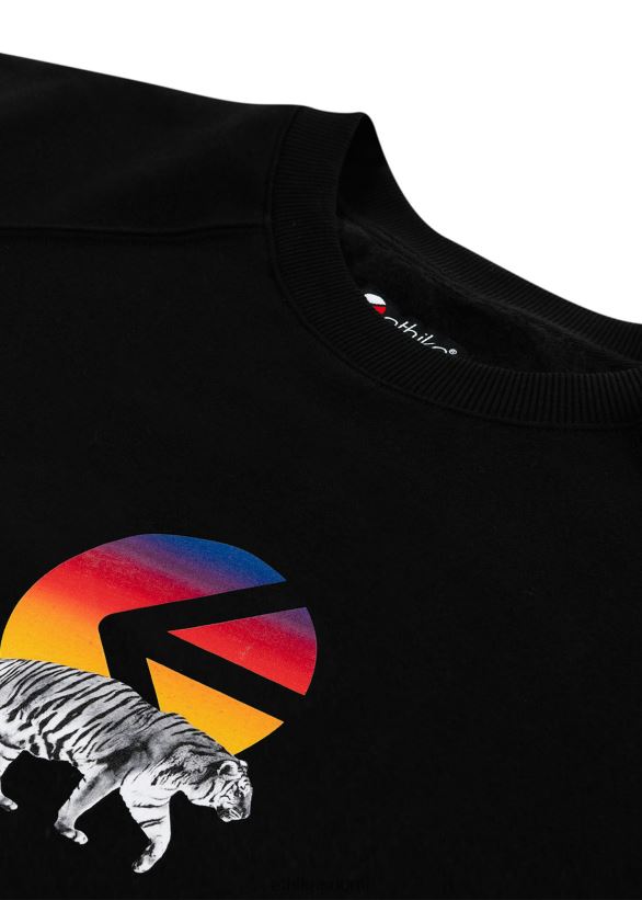 vaatetus Ethika musta i tiger crew kaulasta tytöt Z448DV2026