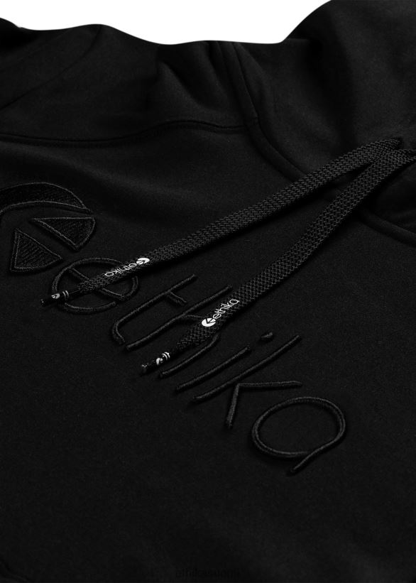 vaatetus Ethika neulehuppari musta kirjailtu tytöt Z448DV2031