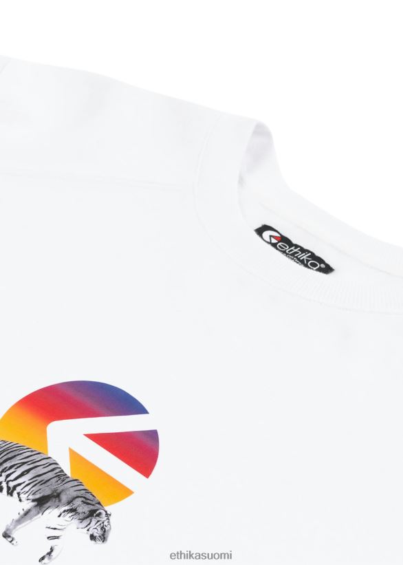 vaatetus Ethika valkoinen i tiger crew kaulasta tytöt Z448DV2027
