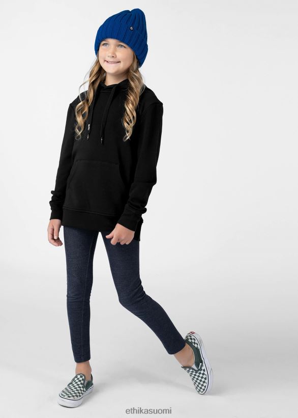 vaatetus Ethika villapaita huppari musta tytöt Z448DV2029