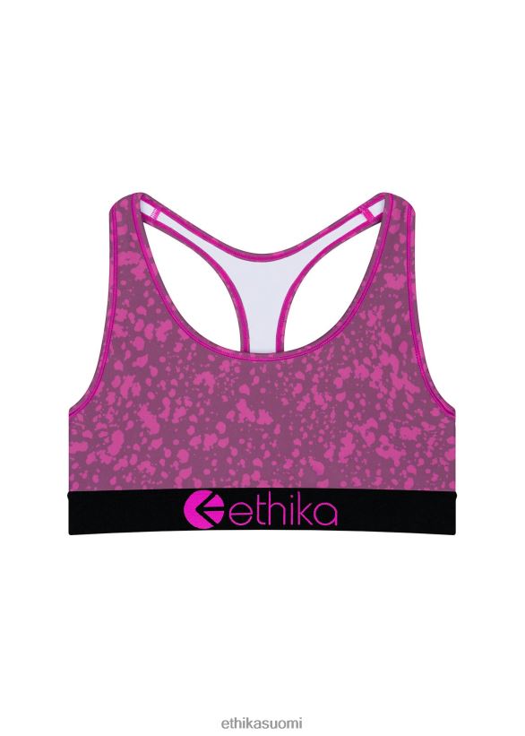 vaatetus Ethika jr urheilurintaliivit subzero performance fuschia splatter tytöt Z448DV1936