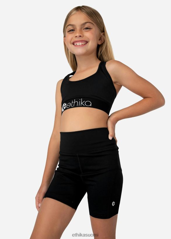 vaatetus Ethika jr biker short black biker short tytöt Z448DV2054