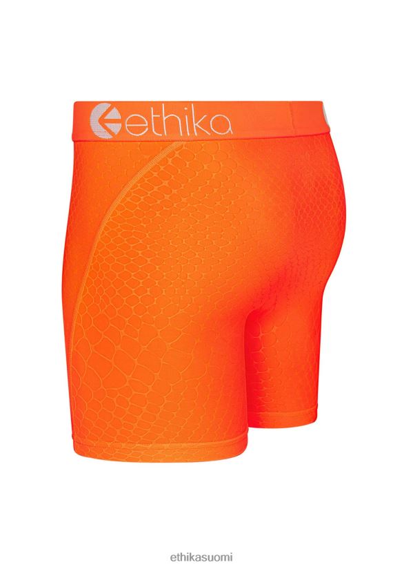 vaatetus Ethika mid kohokuvioitu python print - oranssi miehet Z448DV263