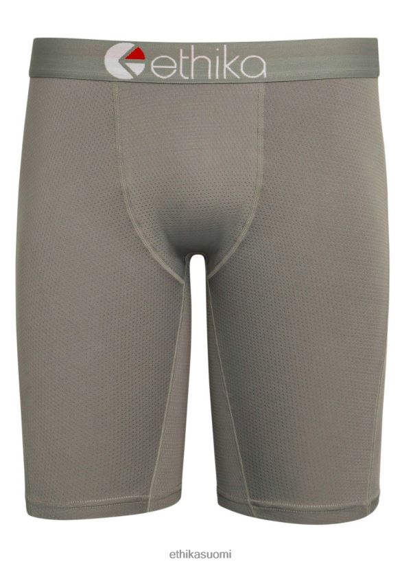 vaatetus Ethika katkottua mikroverkkoa - tummanharmaa miehet Z448DV364