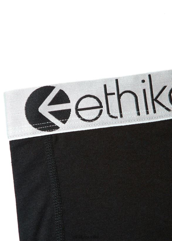 vaatetus Ethika katkottua premium-modaali - musta hopea lurex miehet Z448DV149