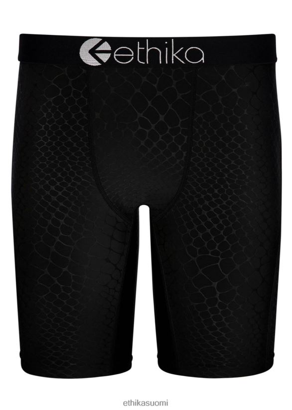 vaatetus Ethika niitti kohokuvioitu python print - musta miehet Z448DV125