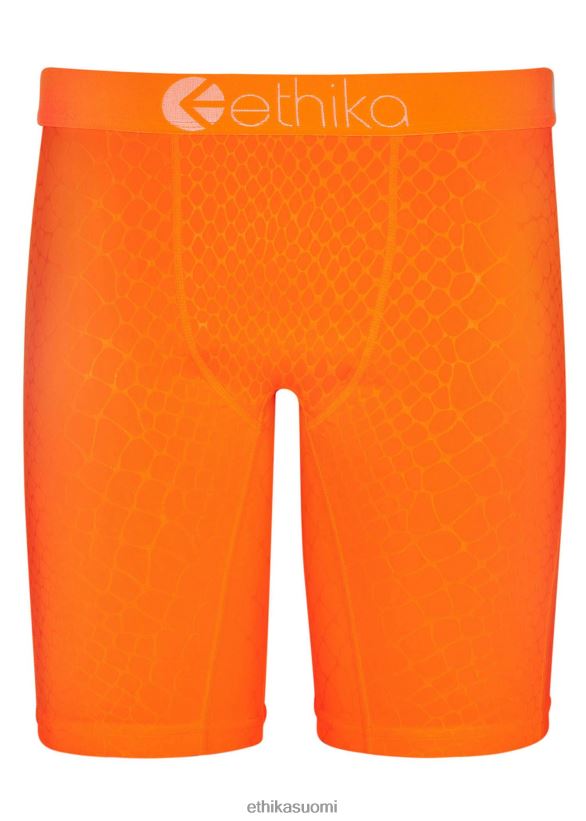 vaatetus Ethika niitti kohokuvioitu python print - oranssi miehet Z448DV127