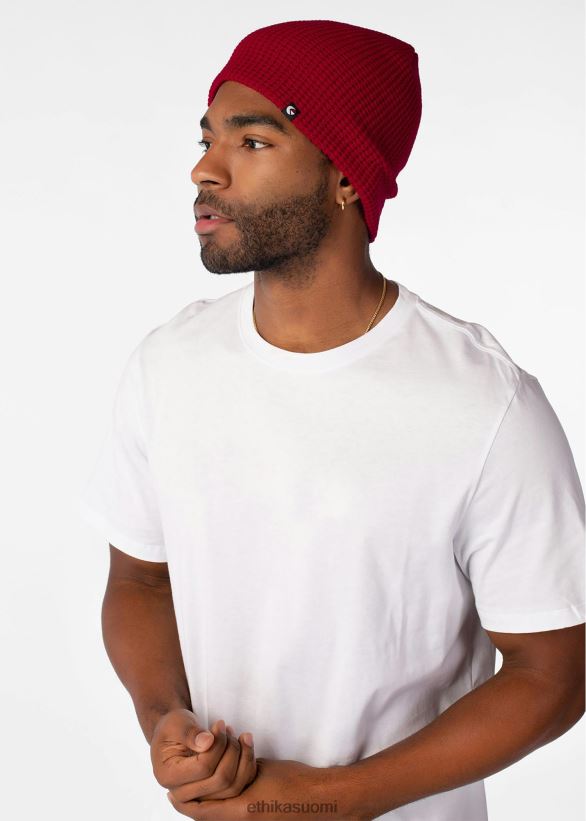 Lisätarvikkeet Ethika lämpöneulottu legendaarinen pipo - punainen miehet Z448DV689