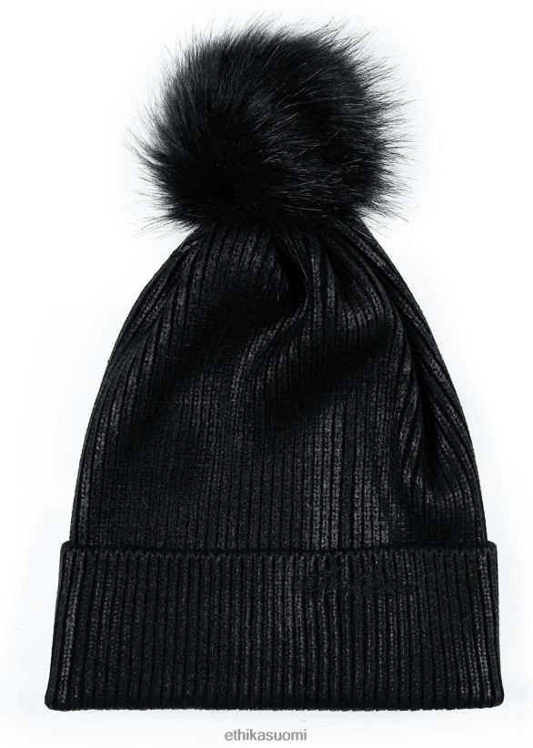 Lisätarvikkeet Ethika pom beanie - musta shimmer miehet Z448DV687