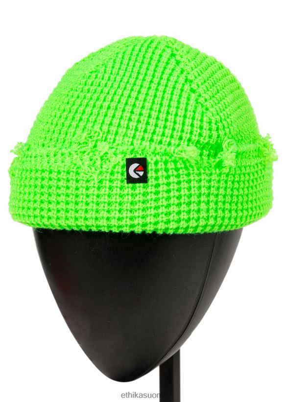 Lisätarvikkeet Ethika raakareunainen pipo - flo green miehet Z448DV707