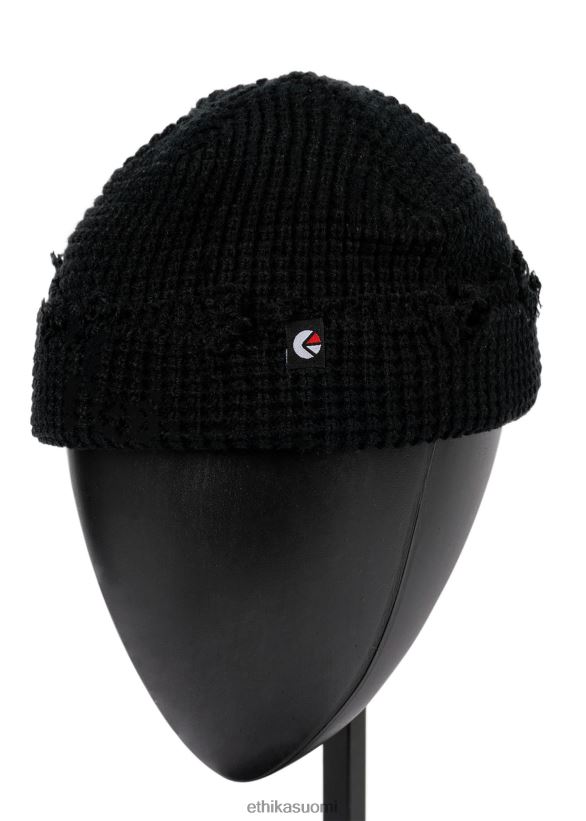 Lisätarvikkeet Ethika raakareunainen pipo - musta miehet Z448DV703