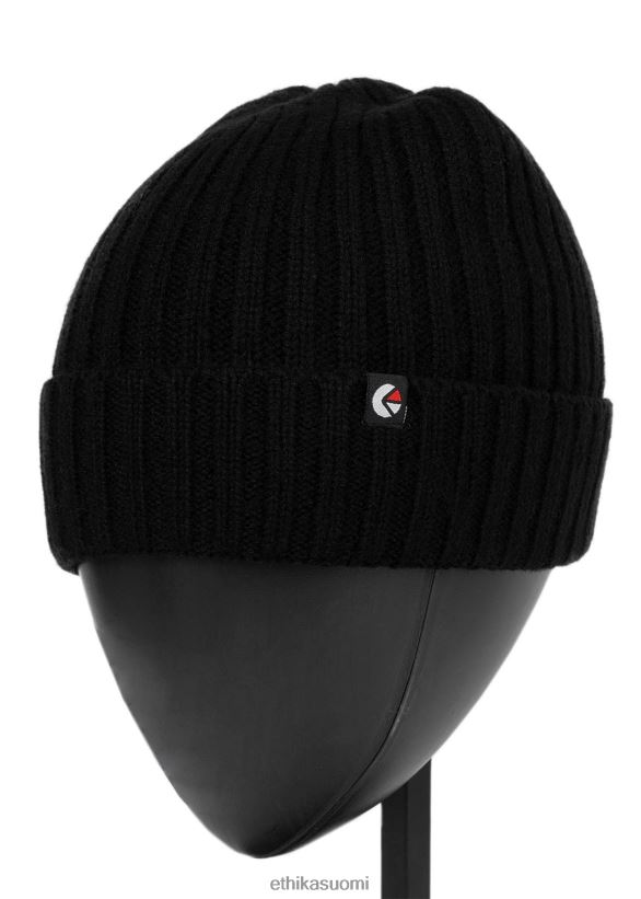 Lisätarvikkeet Ethika villapipo - musta miehet Z448DV708