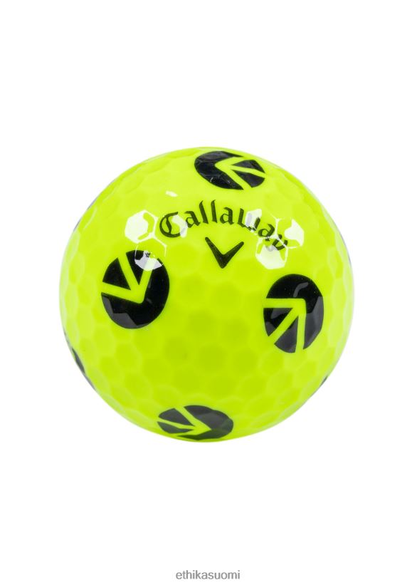 Lisätarvikkeet Ethika golfpallot callaway kromi pehmeä - keltainen miehet Z448DV735