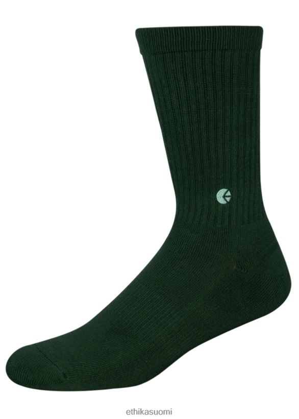 Lisätarvikkeet Ethika crew socks crew - metsänvihreä miehet Z448DV501