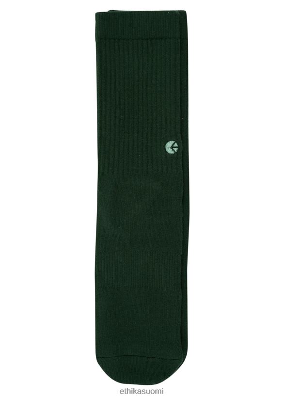 Lisätarvikkeet Ethika crew socks crew - metsänvihreä miehet Z448DV501