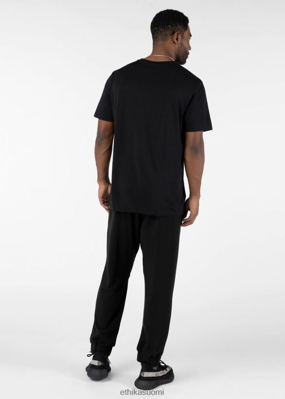 vaatetus Ethika collegehousut mustat - lyhyet miehet Z448DV620