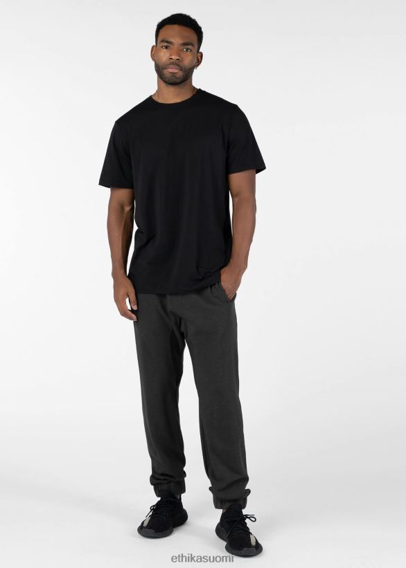 vaatetus Ethika collegehousut tummanharmaa - pitkä miehet Z448DV623