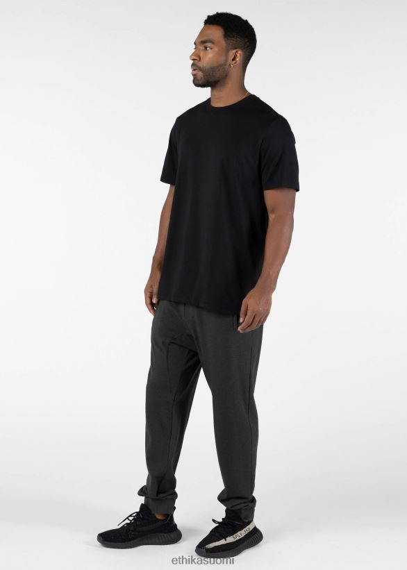 vaatetus Ethika collegehousut tummanharmaa - pitkä miehet Z448DV623