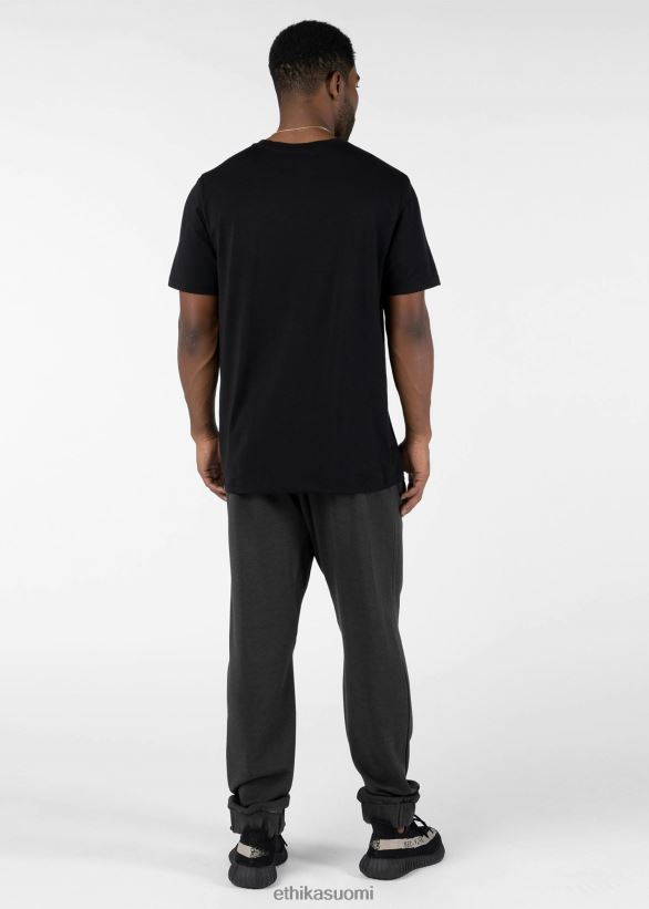 vaatetus Ethika collegehousut tummanharmaa - pitkä miehet Z448DV623