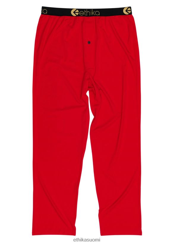 vaatetus Ethika lounge housut modaali - punakulta lurex miehet Z448DV610