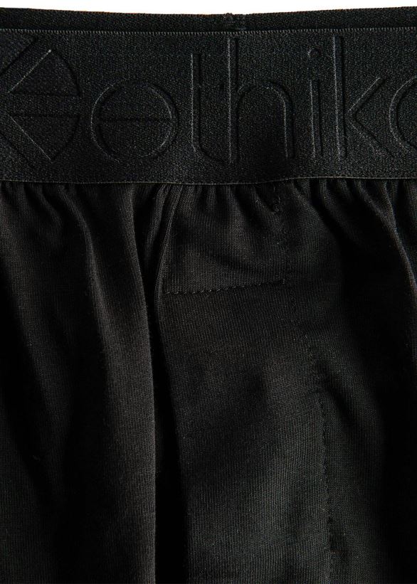 vaatetus Ethika lounge housut premium modaali - musta miehet Z448DV616