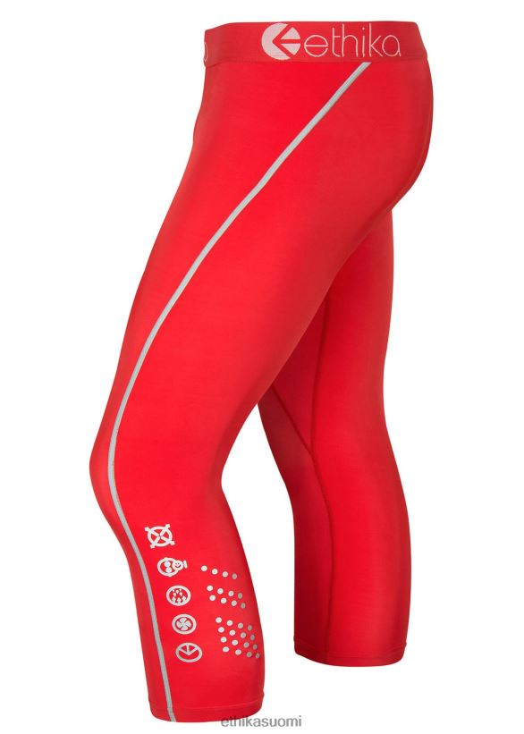 vaatetus Ethika tiukka 3/4 pakkasta - neonpunainen miehet Z448DV630