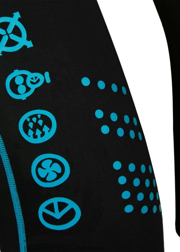 vaatetus Ethika tiukka 3/4 pakkasta - sininen miehet Z448DV634