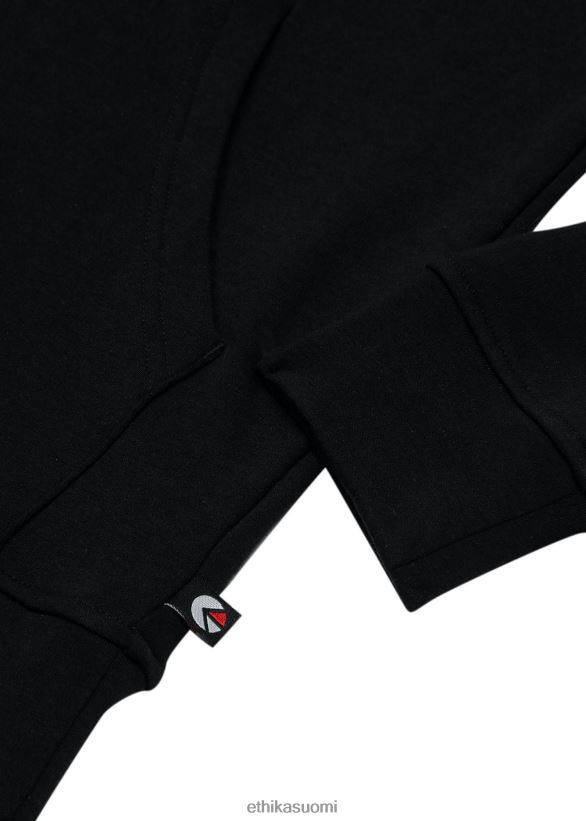 vaatetus Ethika villapaita huppari musta - logo miehet Z448DV601