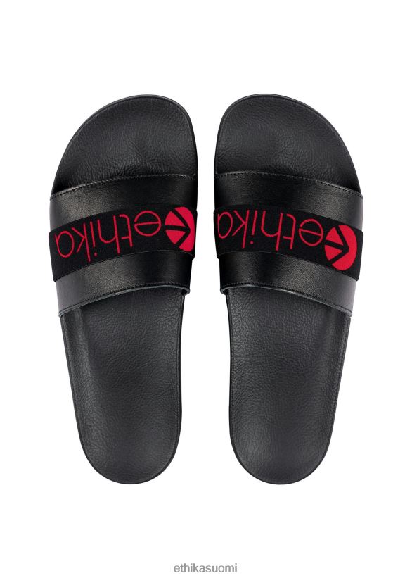 jalkineet Ethika diat - musta/punainen miehet Z448DV747