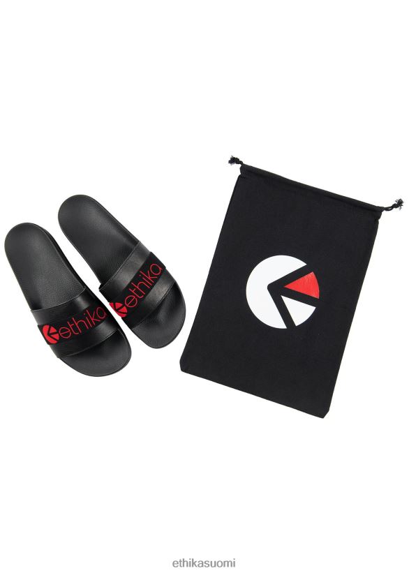 jalkineet Ethika diat - musta/punainen miehet Z448DV747