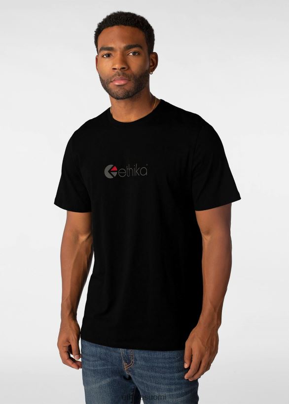 vaatetus Ethika graafinen T-logo - musta miehet Z448DV553