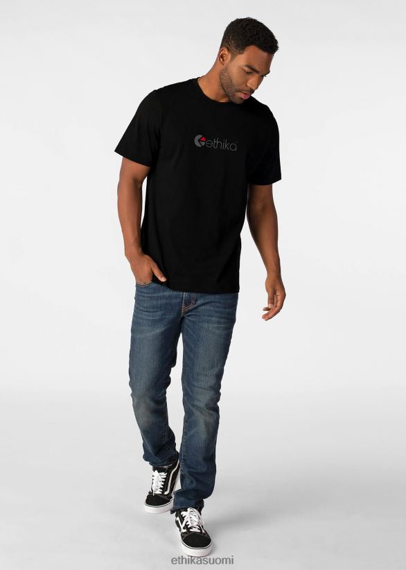 vaatetus Ethika graafinen T-logo - musta miehet Z448DV553