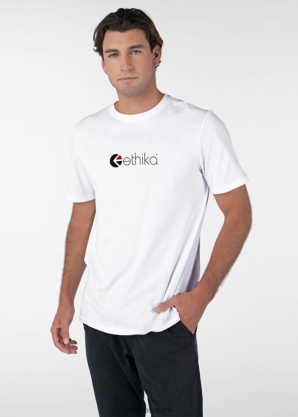 vaatetus Ethika graafinen t-logo - valkoinen miehet Z448DV554