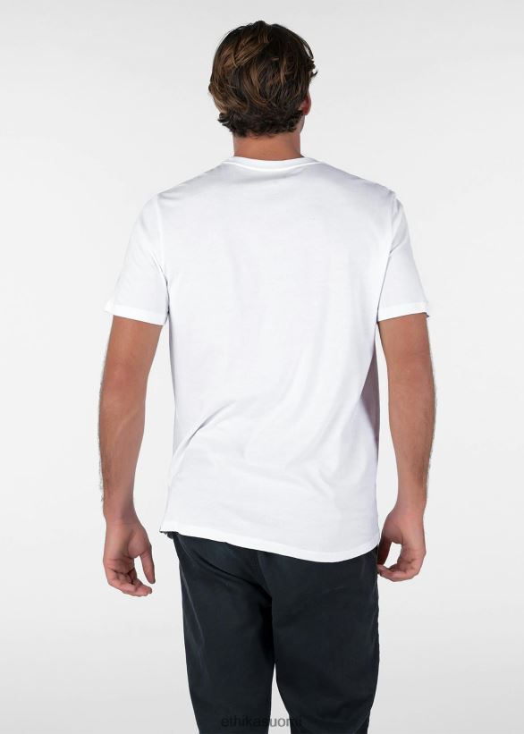 vaatetus Ethika graafinen t-logo - valkoinen miehet Z448DV554