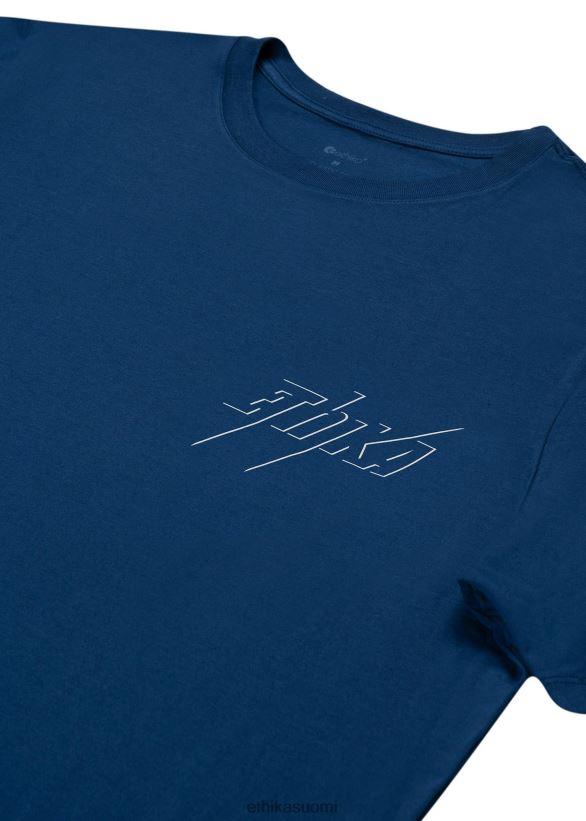 vaatetus Ethika graafinen t-paita - laivasto miehet Z448DV537
