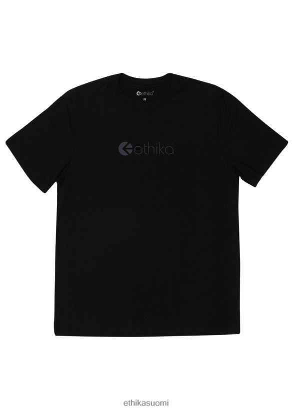 vaatetus Ethika graafinen t-paita logolla - musta miehet Z448DV551