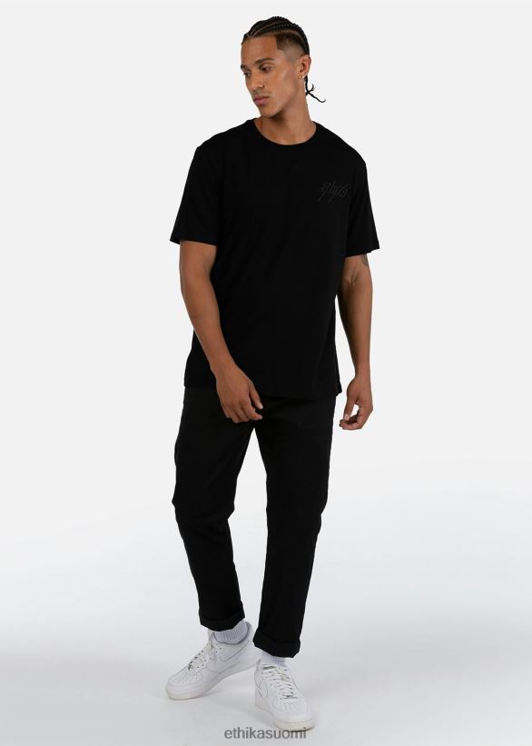 vaatetus Ethika graafinen t-paita - musta miehet Z448DV549