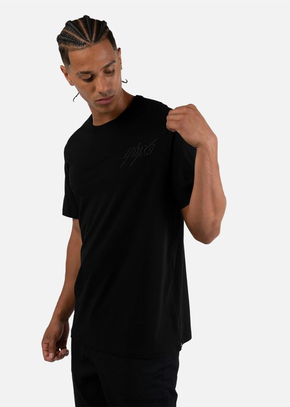 vaatetus Ethika graafinen t-paita - musta miehet Z448DV549