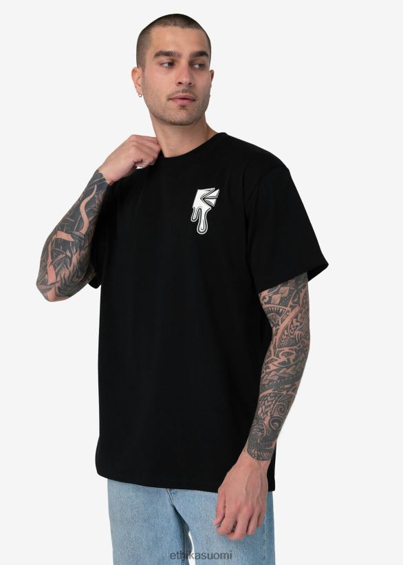 vaatetus Ethika graafinen tee crazy legs tee - musta miehet Z448DV559