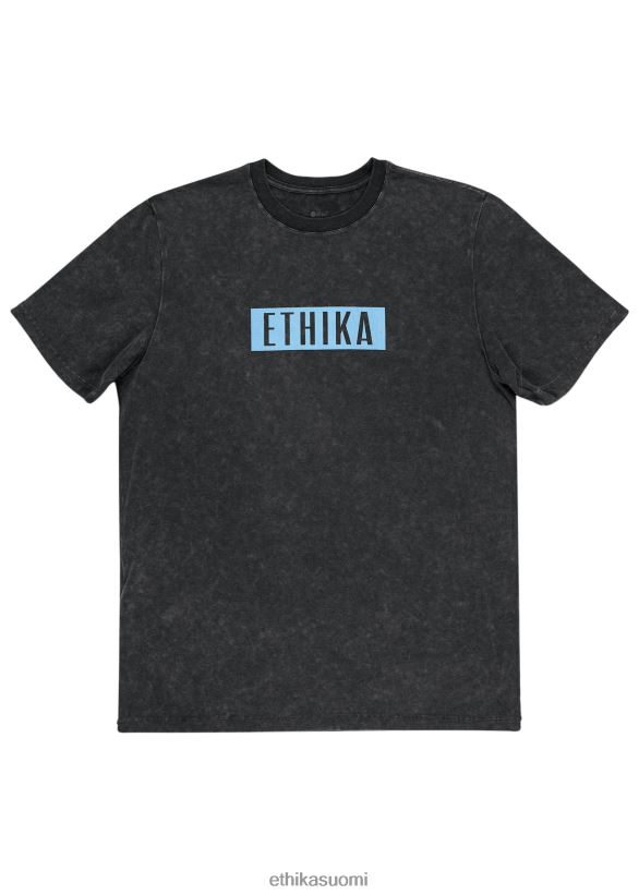 vaatetus Ethika graafinen tee imperial blue tee - kivipesu miehet Z448DV543