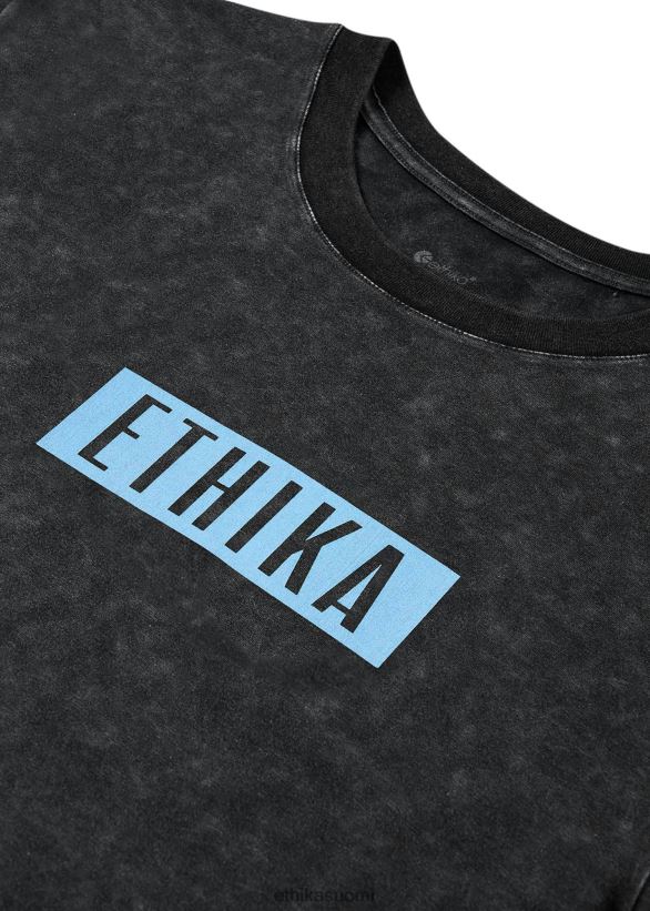 vaatetus Ethika graafinen tee imperial blue tee - kivipesu miehet Z448DV543